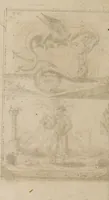 An illustration from R. Abrahami Eleazaris Uraltes chymisches Werk, welches ehedessen von dem Autore Theils in lateinischer und arabischer, Theils auch in chaldäischer und syrischer Sprache geschrieben, nachmahls von einem Anonymo in unsere deutsche Muttersprache übersetzet. Nun aber nebst zugehörigen Kupfern, Figuren ... ingleichen einigen philosophischen Regeln von dem Steine der Weisen zu Nutz und Gebrauch aller Liebhaber der edlen Hermetischen Philosophie, in II. Theilen zum öffentlichen Druck befördert worden durch Iulium Gervasium Schwartzburgicum, P. M. & I. P. E / [Abraham Eleazar]. (1760)