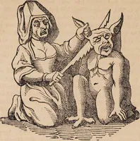 An illustration from A brief history of witchcraft : with especial reference to the witches of Northamptonshire / collected in great part from original sources. (1866)