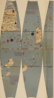 An illustration from Martin Behaim, his life and his globe / by E.G. Ravenstein ; with a facsimile of the globe printed in colours, eleven maps and seventeen illustrations. (1908)