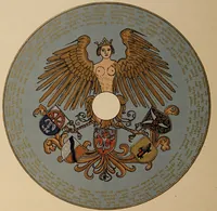 An illustration from Martin Behaim, his life and his globe / by E.G. Ravenstein ; with a facsimile of the globe printed in colours, eleven maps and seventeen illustrations. (1908)