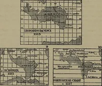 An illustration from Martin Behaim, his life and his globe / by E.G. Ravenstein ; with a facsimile of the globe printed in colours, eleven maps and seventeen illustrations. (1908)