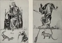 Picture 42 of 50 from Sternglaube und Sterndeutung : die Geschichte und das Wesen der Astrologie / unter Mitwirkung von Carl Bezold dargestellt von Franz Boll. (1926), leaf 250