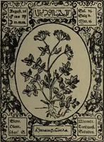 Picture 22 of 56 from Historia unnd Beschreibung Influentischer, Elementischer und Natürlicher Wirckungen, aller fremden unnd heimischen Erdgewechssen : auch irer Subtiliteten, sampt Warhasstiger und künstlicher Conterfeitung derselbigen, auch aller teiler, Innerlicher und eüfferlicher glider am menschlichen Cörper, nebend fürbildung aller zu der Extraction dienstlichen Instrumenten, auch deren gebrauch, und alle zu erhaltung der gesundheit notwendigen Processen gemeiné nutz zu gut / durch Leonhardt Thurneysser zum Tuhrn. (1922), leaf 67