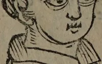 An illustration from Philippi Phinellae, De methoposcopia astronomica de duodecim signis coelestibus. (1650)