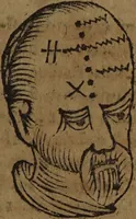 An illustration from Philippi Phinellae, De methoposcopia astronomica de duodecim signis coelestibus. (1650)