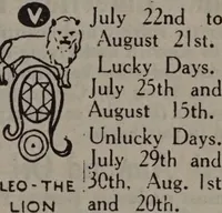 Picture 6 of 12 from Beecham-Veno book on fortune telling / issued from the Beecham-Veeno Central Distributing Depot. (1930), leaf 23